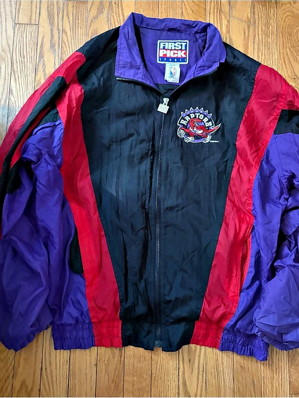 Vintage Toronto Raptors NBA Full-Zip Windbreaker Jacket